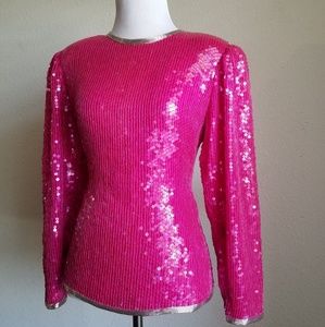 Vintage Beautiful  beaded blouse.